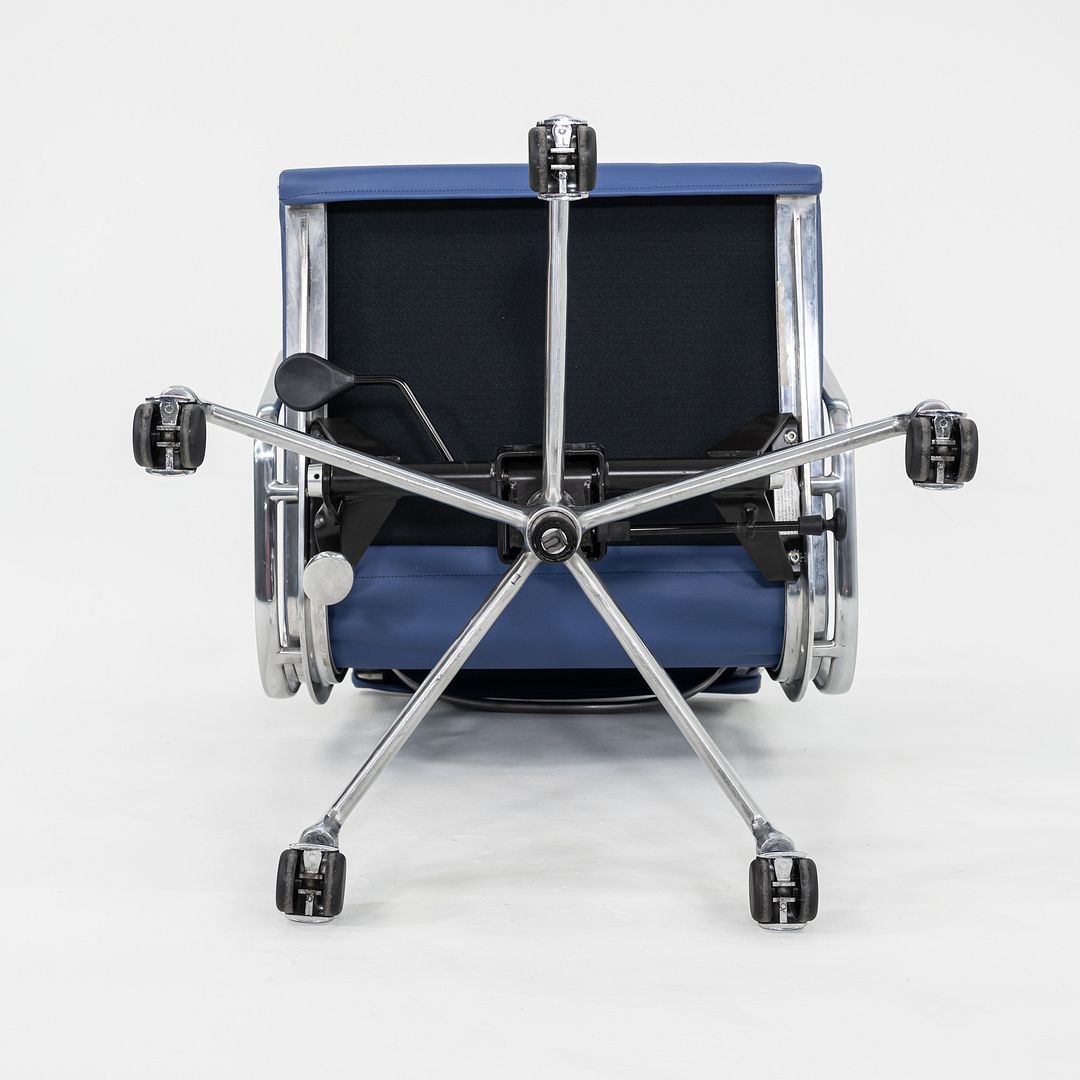 2010s Herman Miller Eames Soft Pad Management Desk Chair with Blue Upholstery