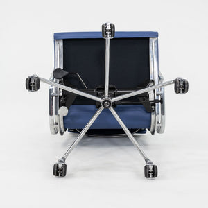 2010s Herman Miller Eames Soft Pad Management Desk Chair with Blue Upholstery