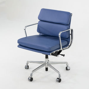 2010s Herman Miller Eames Soft Pad Management Desk Chair with Blue Upholstery