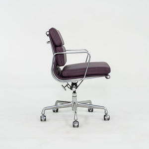 SOLD 2010s Herman Miller Eames Soft Pad Management Desk Chair in Purple Leather
