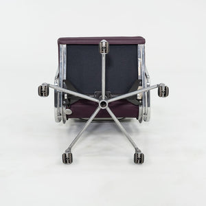 SOLD 2010s Herman Miller Eames Soft Pad Management Desk Chair in Purple Leather