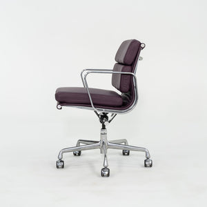 SOLD 2010s Herman Miller Eames Soft Pad Management Desk Chair in Purple Leather