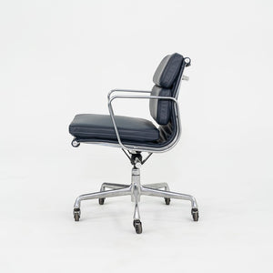 SOLD 2010s Herman Miller Eames Soft Pad Management Desk Chair in Navy Blue Leather
