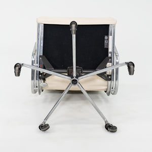 SOLD 2010s Herman Miller Eames Soft Pad Management Desk Chair in Cream Leather
