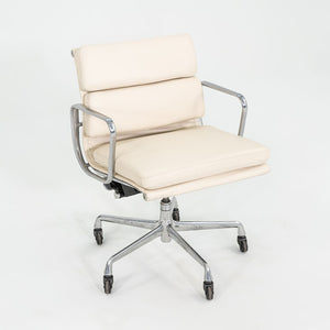 SOLD 2010s Herman Miller Eames Soft Pad Management Desk Chair in Cream Leather