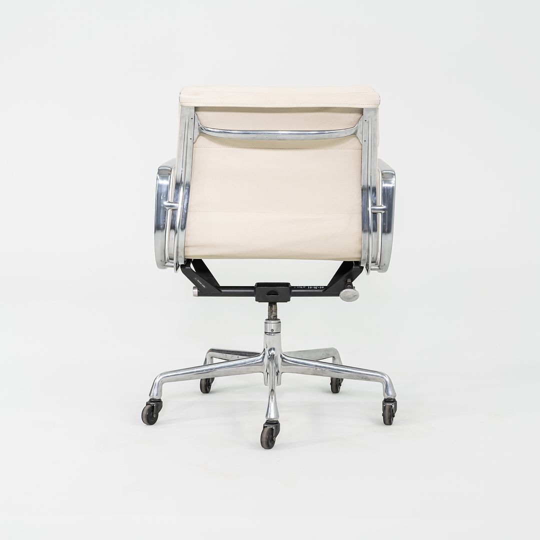 SOLD 2010s Herman Miller Eames Soft Pad Management Desk Chair in Cream Leather