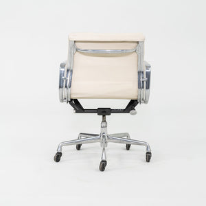 SOLD 2010s Herman Miller Eames Soft Pad Management Desk Chair in Cream Leather