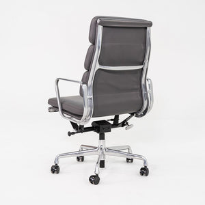 2017 Herman Miller Eames Soft Pad Executive Desk Chair Grey Leather 6x Available