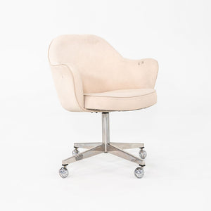 1960s Eero Saarinen for Knoll Full-Back Executive Arm Chair in White, Model 68