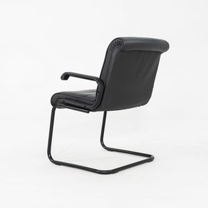 2005 Richard Sapper for Knoll Executive Side Chairs in Black Leather 17x Available