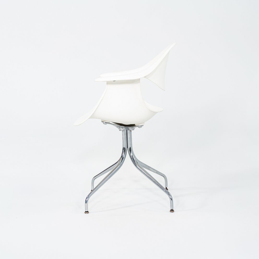 2009 George Nelson for Herman Miller Swag Leg Armchair in White 3x Available