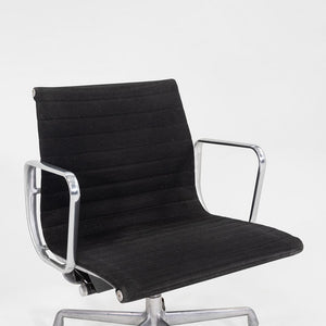 1992 Herman Miller Eames Aluminum Group Management Desk Chair in Black Fabric