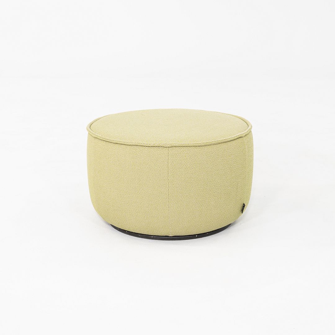 2017 Barber Osgerby Vitra Mariposa Pouf / Ottoman Medium Green Fabric 3x Avail