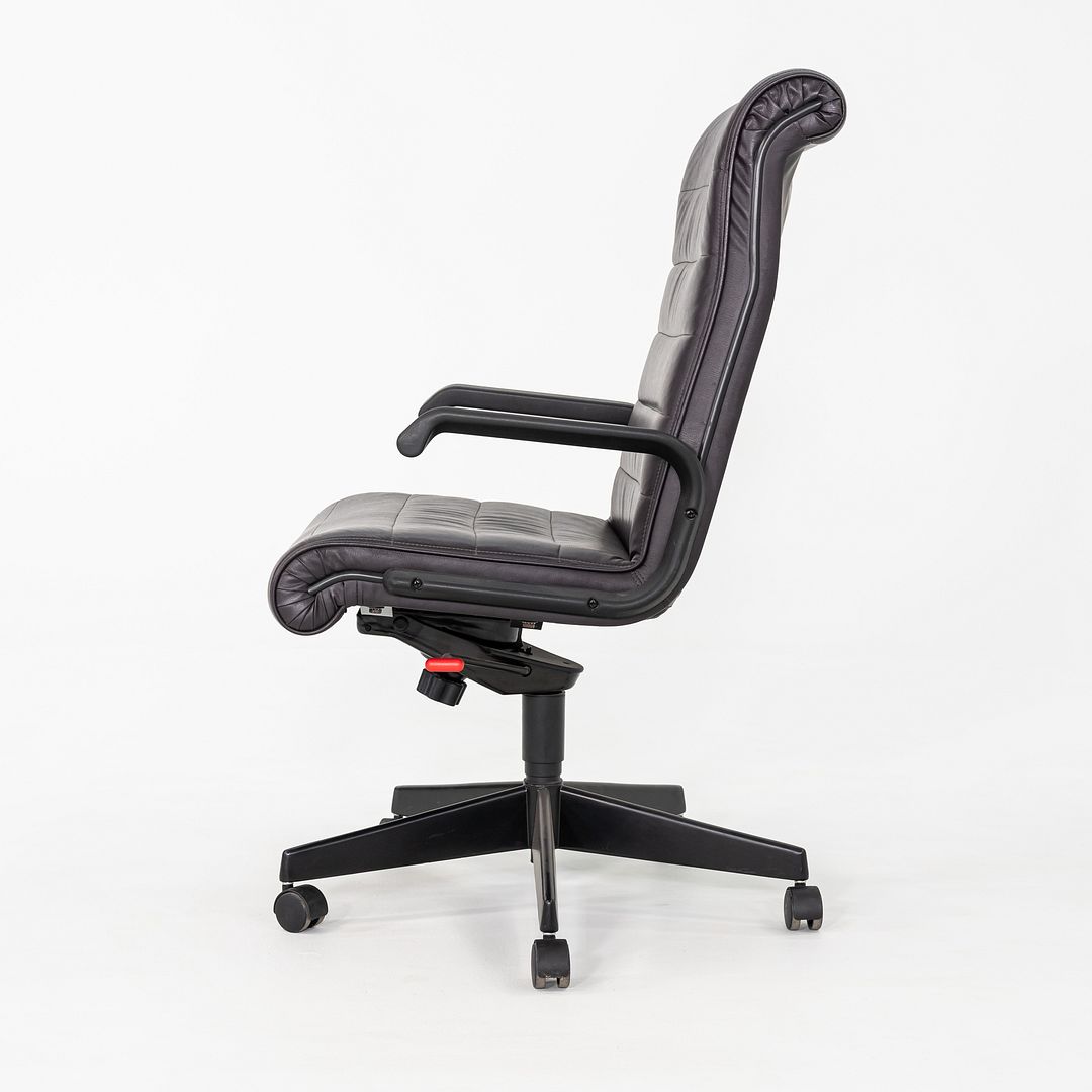 2003 Knoll Sapper High Back Swivel Office Chair by Richard Sapper in Dark Purple
