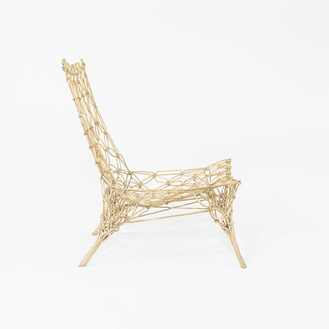 1990s Knotted Chair By Marcel Wanders / Droog for Cappellini in Green Rope