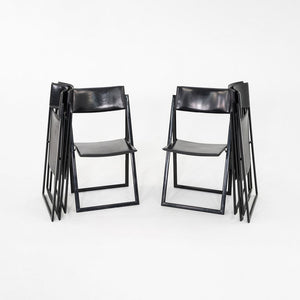 1980s Set of Six A. Ricciardi & G. Salvini Matteo Grassi Garina Folding Chairs