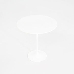2010s Knoll Eero Saarinen Tulip Side Table with 20" Round Laminate Top in White