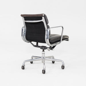 1994 Herman Miller Eames Soft Pad Management Desk Chair Black Leather Upholstery