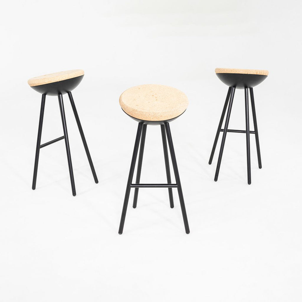 2010s Note Design Studio for Mitab Boet Bar Stool in Metal w/ Cork Seat 5x Avail