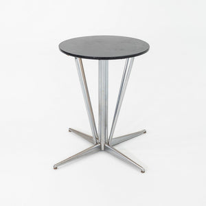 1960s Chromed Steel Hightop Dining Cafe Table after Chromcraft JB VAN Sciver