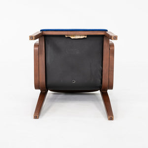 1970 Bill Stephens 1300 Series Dining Chair for Knoll in Purple Fabric & Walnut