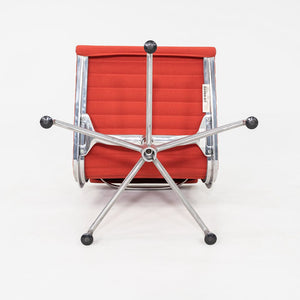 2006 Herman MillerEames Armless Aluminum Group Side / Desk Chair in Red 7x Avail