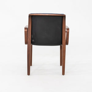 1970 Bill Stephens 1300 Series Dining Chair for Knoll in Purple Fabric & Walnut