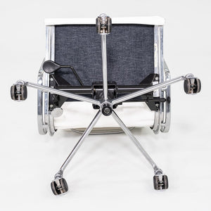 2010s Herman Miller Eames Soft Pad Management Desk Chair with White Leather