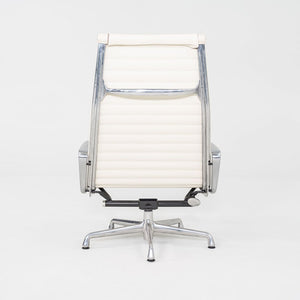 2009 Herman Miller Eames Aluminum Group Lounge Chair with 2101 Ivory Leather