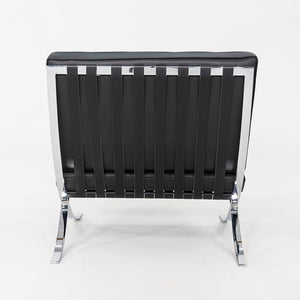 2010s Mies van der Rohe for Knoll Barcelona Lounge Chair with Ottoman / Stool