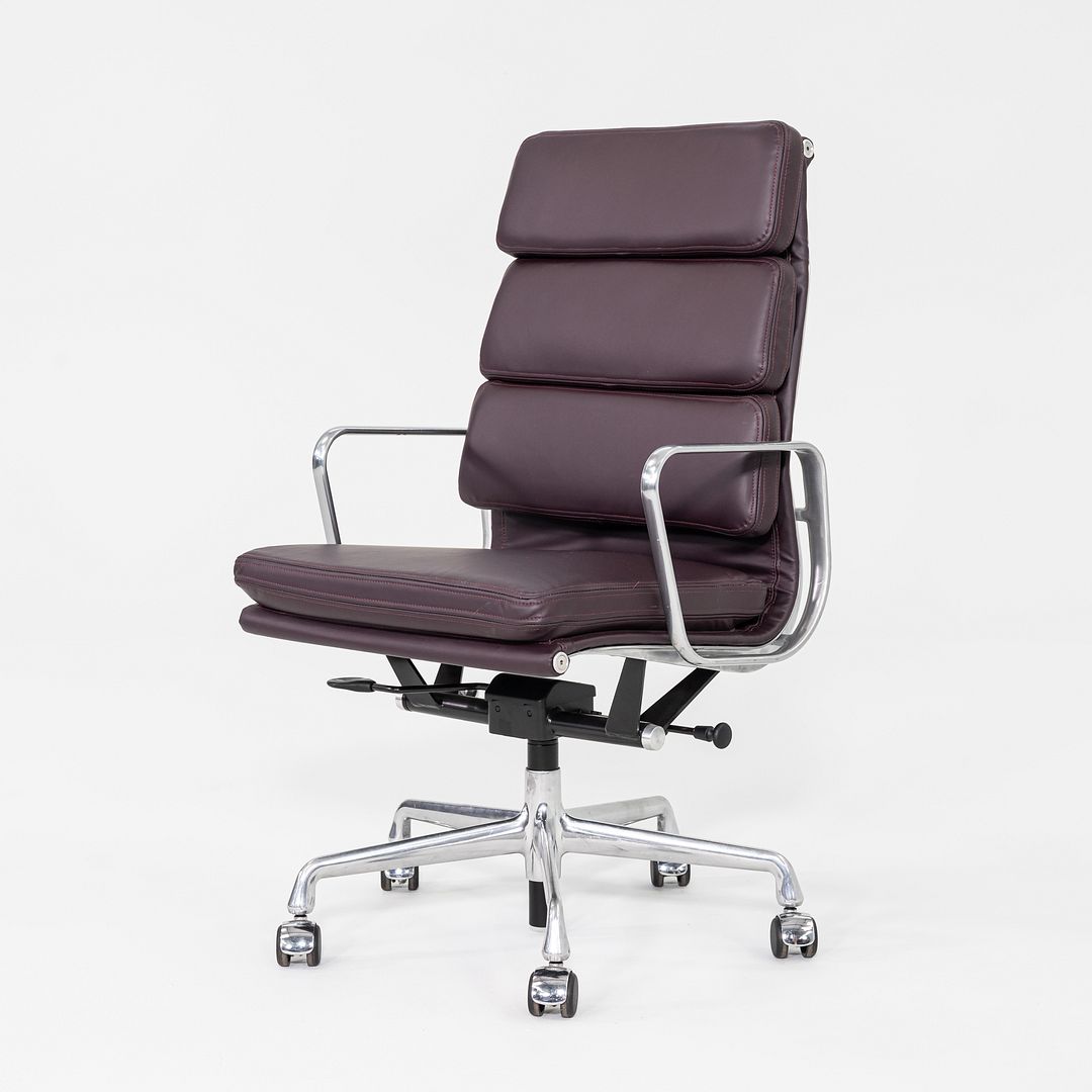 2014 Herman Miller Eames Soft Pad Executive Desk Chair with Burgundy Leather