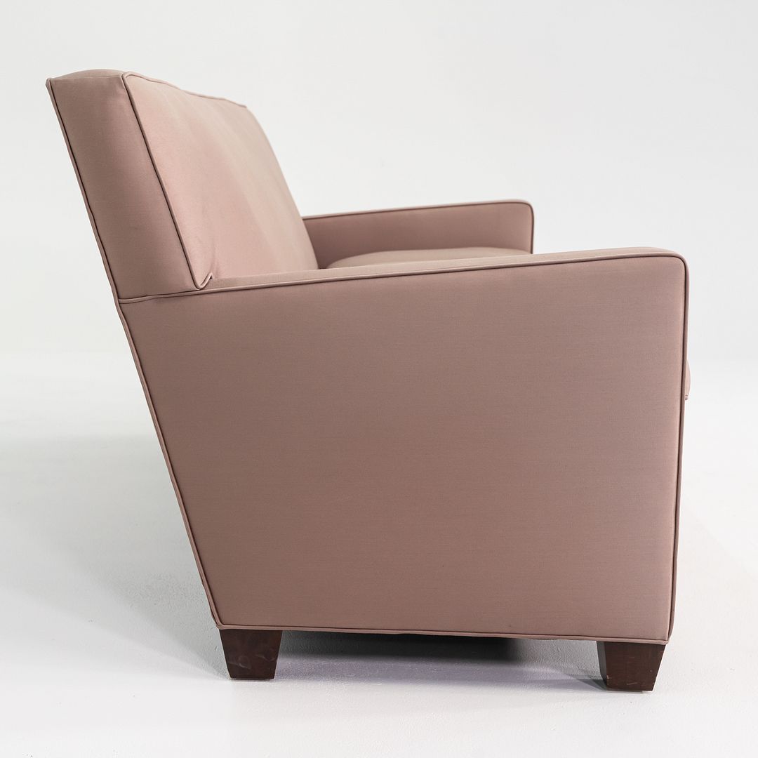 2004 Patrick Naggar for Arc International Three-Seat Twist Sofa in Griege Fabric