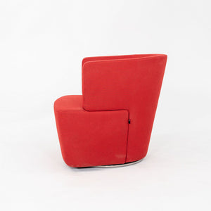 2010 EOOS for Coalesse / Walter Knoll Joel Swivel Lounge Chair in Red 1x Avail
