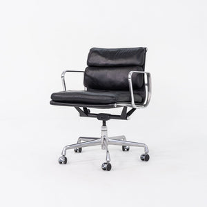 1990s Herman Miller Eames Soft Pad Management Desk Chair in Black Leather 5x Available