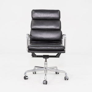 2003 Herman Miller Eames Soft Pad Executive Desk Chair Black Leather 17x Avail