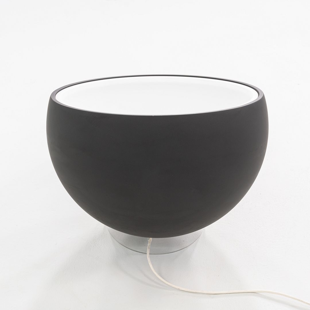 2020 Luc Ramael for Prandina Biluna Floor Lamp in Grey Acrylic w/ Opaline Screen