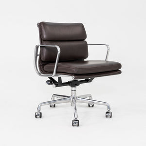 2019 Herman Miller Eames Soft Pad Management Desk Chair Brown Leather 7x Avail
