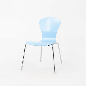 2010s Ross Lovegrove for Knoll Sprite Stacking Dining Chair Blue 11x Available