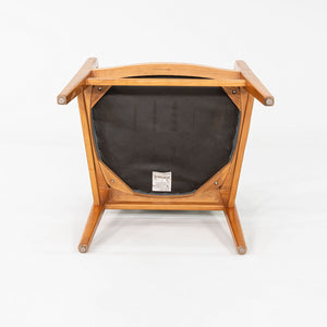 1970s Set of 12 Jack Lenor Larsen Furniture Dining Arm Chairs in Maple