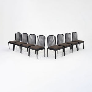 1999 Set of Eight Davis Allen Knoll Exeter Armless Dining Chairs w/ Provenance