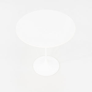2010s Knoll Eero Saarinen Tulip Side Table with 20" Round Laminate Top in White