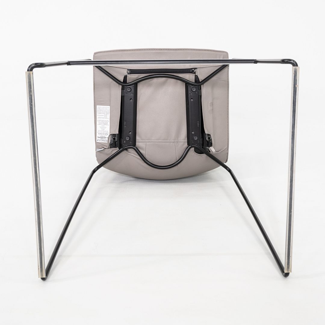 2010s Arper Catifa 46 Bar Stool in Beige Vinyl with Steel Frame 8x Available