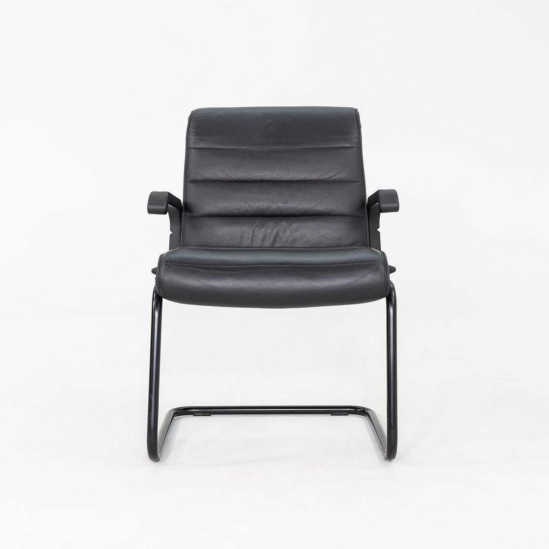 2005 Richard Sapper for Knoll Executive Side Chairs in Black Leather 17x Available
