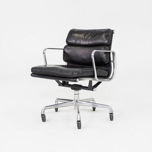 1997 Herman Miller Eames Management Soft Pad Desk Chair in Black Leather 12+ Avail