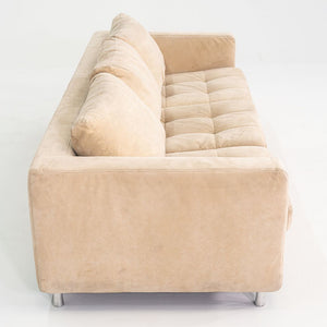 1990s Ligne Roset Tufted Three Seat Lenny Sofa Upholstered in