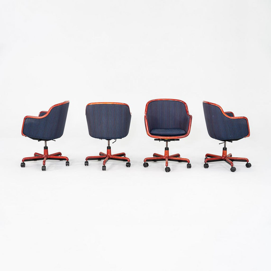 1986 Ward Bennett for Brickel Associates Executive Office Chair in Red 4x Avail