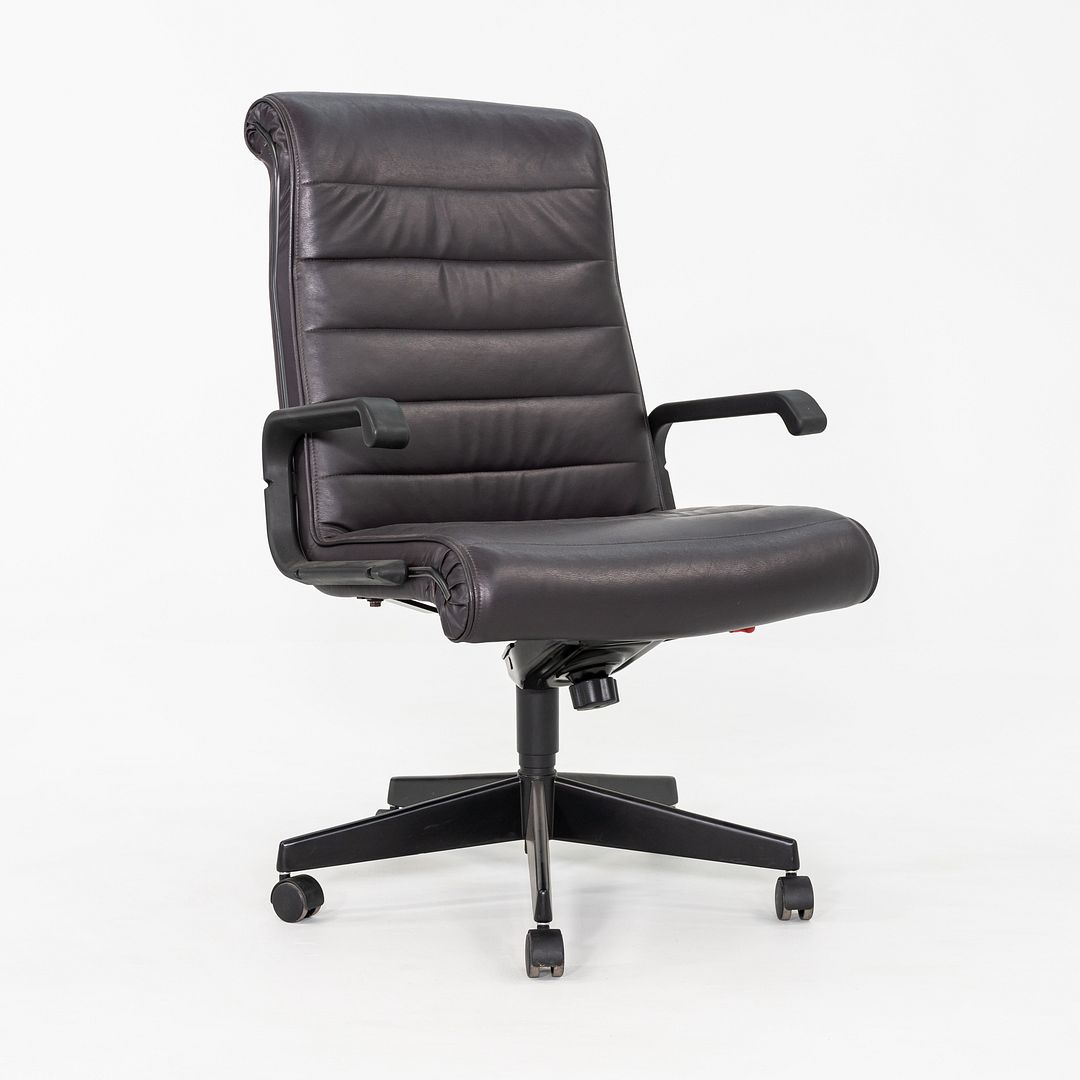 2003 Knoll Sapper High Back Swivel Office Chair by Richard Sapper in Dark Purple