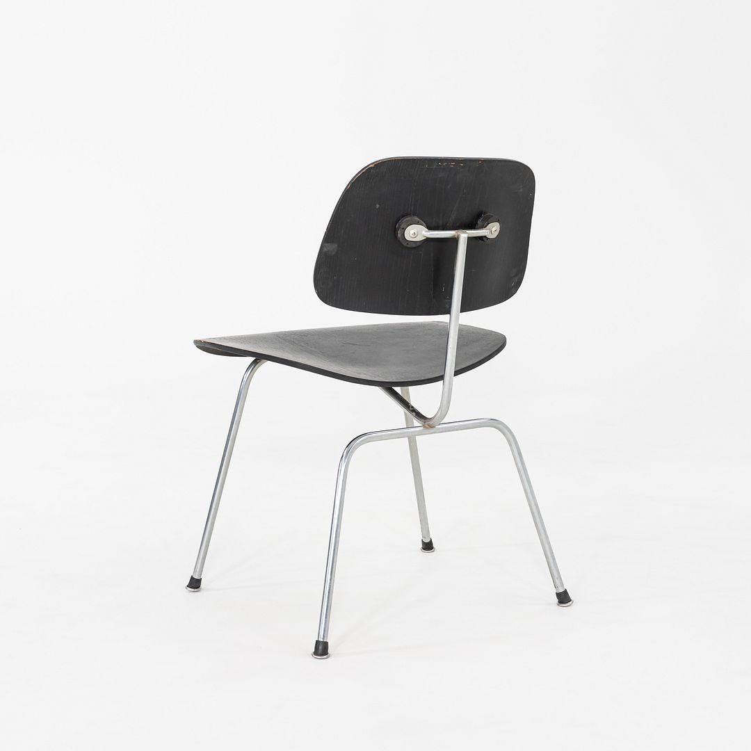 1954 Charles and Ray Eames for Herman Miller DCM Dining Chair w/ Ebonized Finish