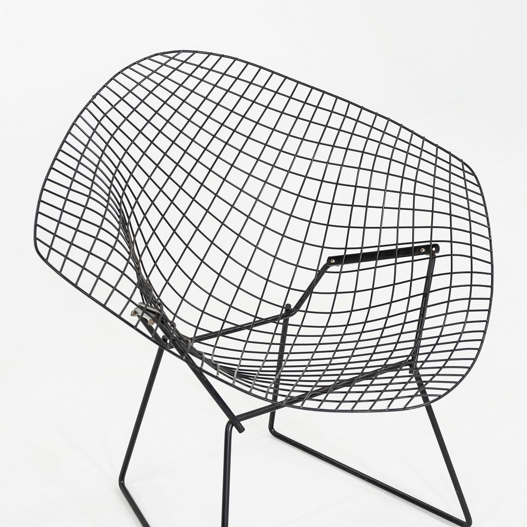 1970s Pair of Harry Bertoia for Knoll Diamond Lounge Chairs Powder Coated Steel