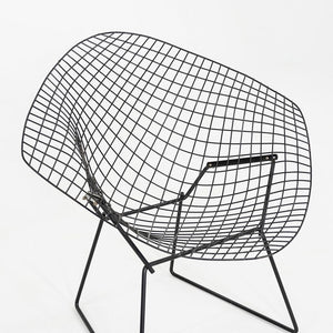 1970s Pair of Harry Bertoia for Knoll Diamond Lounge Chairs Powder Coated Steel
